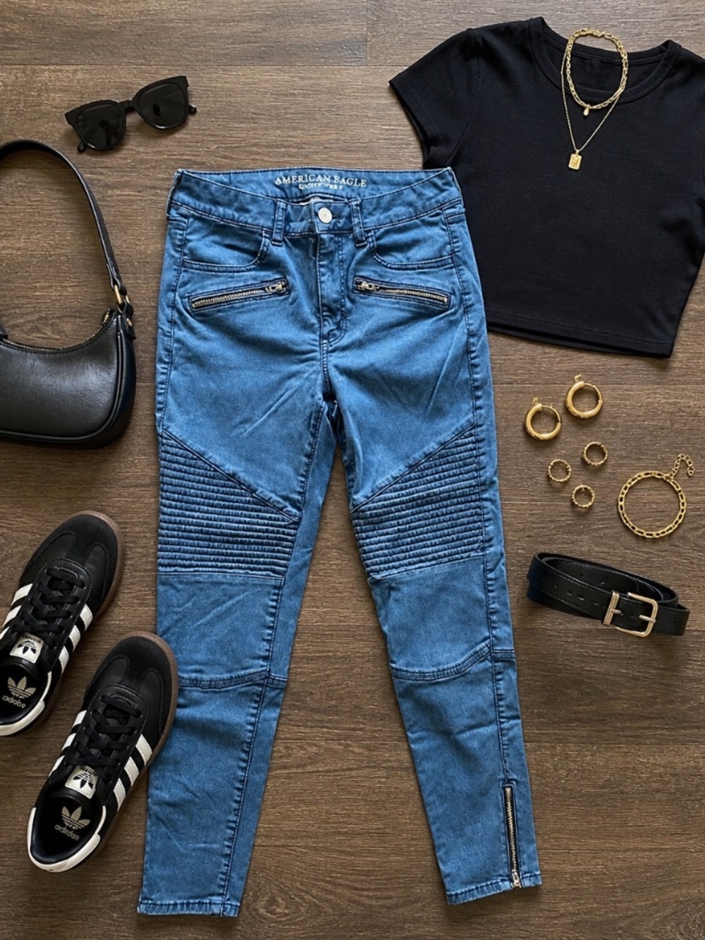 American Eagle Outfitters High Rise Motto Jegging Pants - Size 6